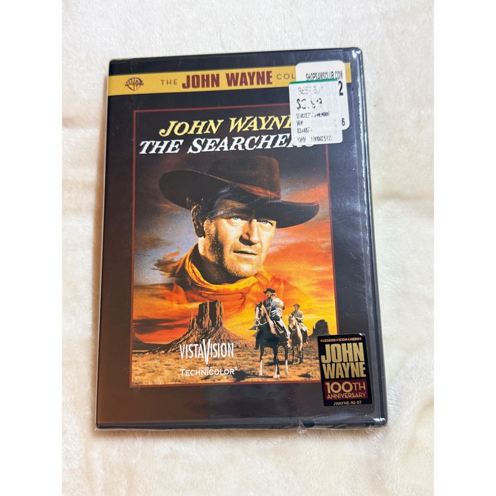 The Searchers DVD John Wayne 100th Anniversary Edition Western Movie New Sealed